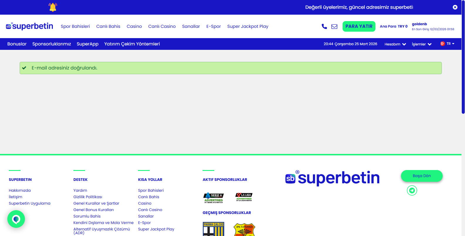 Superbetin Nasıl Giriş Yapabilirim?